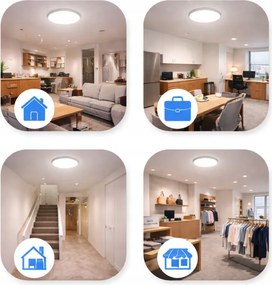 LED stropné svietidlo 24W 4000K 2640lm