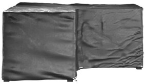 vidaXL Kryty na záhradný nábytok v tvare L 2ks 16 očiek 215x215x90 cm-