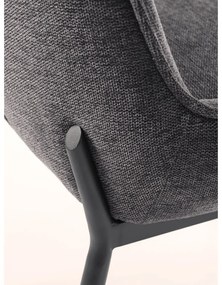 Tmavosivá jedálenská stolička Calgary – Unique Furniture