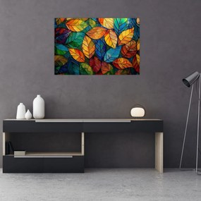 Obraz - Mozaika z listov (90x60 cm)
