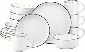 XXXLutz KOMBINOVANÝ SERVIS Nordic Festive Weiss 16-dielne Creatable - Online Only bytové doplnky - 007768075802