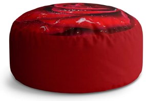 Taburet Circle ruža, červená