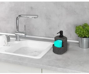 WENKO 54667100 - Dávkovač mydla FESTIVAL 10,5x18 cm čierna