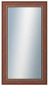 DANTIK - Zrkadlo v rámu, rozmer s rámom 50x90 cm z lišty ANGLIE hnedá (561)