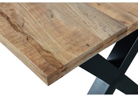 Jedálenský stôl z mangového dreva Columbus 180x100 cm (6 cm) obdĺžnik Mahom