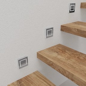 Schodiskové LED svietidlo Evra, 1x LED 0,6w, 3000k, s