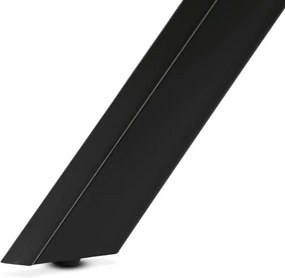 Jedálenský stôl HT-F4108 staré drevo / čierny