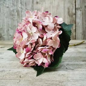 UMELÝ KVET HYDRANGEA MIX 3FARBY 55CM CENA ZA 1KS