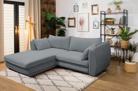 XXXLutz ROHOVÁ SEDAČKA, textil, sivá MID.YOU - Sedačky - 001574005804