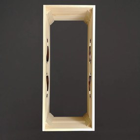 AMADEA Drevený obal s hrantíkom s vtáčikmi, 52x21,5x17cm, český výrobok