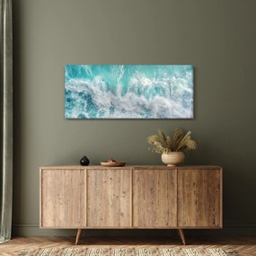Obraz - Pohľad na vlny oceánu (120x50 cm)