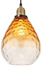 Globo 15786H - Luster na lanku SALVY 1xE27/60W/230V pr. 21 cm oranžová