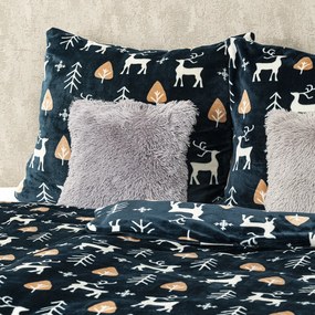 4Home obliečky mikroflanel Nordic Deer, 160 x 200 cm, 70 x 80 cm