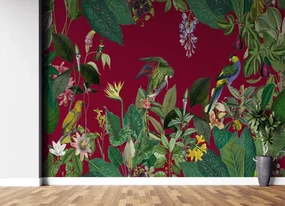 Gario Fototapeta Červené trópy - Andrea Haase Materiál: Vliesová, Rozmery: 350 x 245 cm