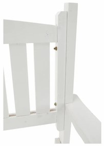 Kondela Záhradná lavička, biela, 150cm, AMULA