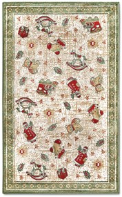 Villeroy & Boch, Kusový koberec Villeroy & Boch Toy's delight so strihaným vlasom 106218 Green, Multicolor, 50x80, zelená, obývacia izba