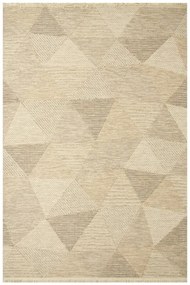 Šnúrkový koberec Oria 529/YV7-Z béžový / sivý / krémový