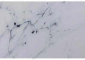 Súprava dvoch konferenčných stolíkov Alisma mramor biela/zlata