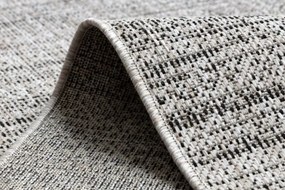 Behúň SIZAL FLOORLUX vzor 20389 strieborný / čierny