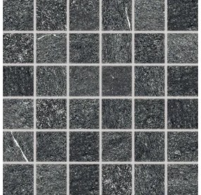 Mozaika OUTTEC čierna 5x5/30x30 cm