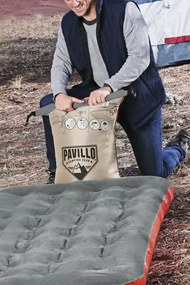 LEAN TOYS Veľká dvojlôžková nafukovačka