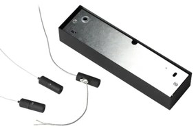 IdealLux 229515 ORACLE SLIM D700mm závesné LED svietidlo 38W 4300/2220lm 3000K IP20 čierna