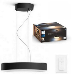 Philips - LED Stmievateľný luster na lanku Hue ENRAVE LED/33,5W/230V čierna + DO
