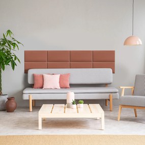 Zástena za gauč - Obdĺžnik - 60x20cm Farba: Staro ružová, Rozmer: 60x20