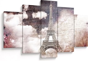 Obraz - Eiffelova veža, Paríž, Francúzsko (150x105 cm)