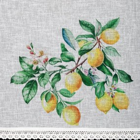 EUROFIRANY KRÁTKA ZÁCLONA NA PÁSKE CLOE 150X60 CM VIACFAREBNÁ