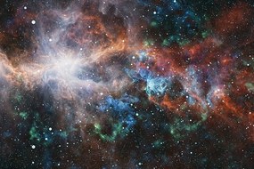 Samolepiaca tapeta nekonečná galaxia - 300x270