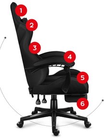 Herná stolička Force - 4.7 Carbon Mesh