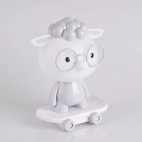 LED Stmievateľná detská nočná lampička LED/2,5W/230V ovca šedá