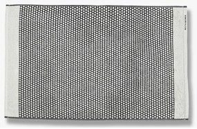 Čiernobiela textilná kúpeľňová predložka 50x80 cm Grid – Mette Ditmer Denmark