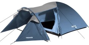 Turistický stan NILS Camp Trekker NC6012 modro-sivý