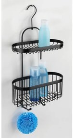 WENKO 23880100 – polica CLASSIC PL. SCHWARZ 26,5 x 47 cm, čierna