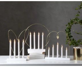 Eglo 410978 - Vianočný svietnik GLOSSY HEART 4xE10/3W/230V