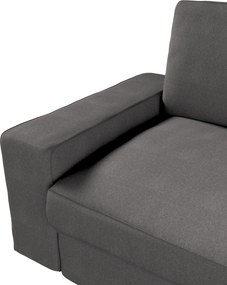 Poťah na sedačku Kivik (nerozkladá sa, pre 3 osoby) farba produktu sivá látka zapletaná
