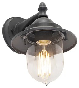 Inteligentné vonkajšie nástenné svietidlo tmavosivé vrátane Wifi ST64 - Oxford