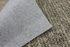 Vopi, Metrážny koberec Alassio šedobéžový - neúčtujeme odrezky z role, na mieru, šíře 1,33m,1m,2m,3m,4m,na mieru, neúčtujeme odrezky, šedá, filc, detská izba