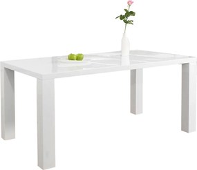 XXXLutz JEDÁLENSKÝ STÔL, biela s vysokým leskom, 180/90/76 cm MID.YOU - Online Only jedálne - 001769018604