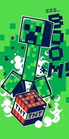 JERRY FABRICS -  JERRY FABRICS Osuška Minecraft BoomBavlna - Froté, 70/140 cm