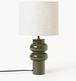 Veľká keramická stolová lampa Christine