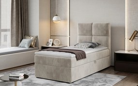 Čalouněná jednolůžková postel RIVIA 90x200 Paros - výber z 2 prevedení