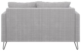 Svetlosivá ženilková pohovka 140 cm Freya – Ropez