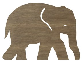 Nástenná lampa Elephant – dymový dub