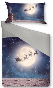 Gipetex Natural Dream 3D talianská obliečka 100% bavlna Christmas night - 140x200 / 70x90 cm