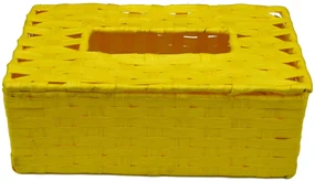Box na vreckovky žltý