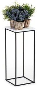 STOJAN NA KVETINÁČ BASICLOFT 60X24X24 CM ČIERNA/BIELA