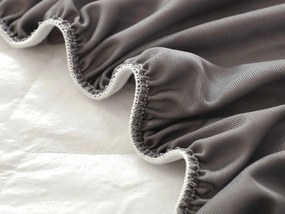 XPOSE® Prešívaný chránič matraca Exclusive - sivý 80x160 cm